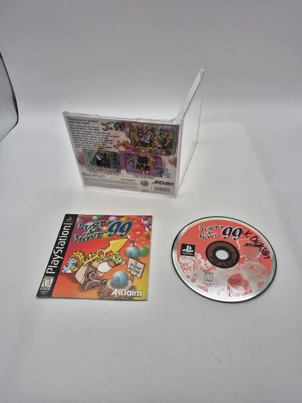 Bust-A-Move '99 (Sony PlayStation 1, 1999) CIB Complete Tested Working READ